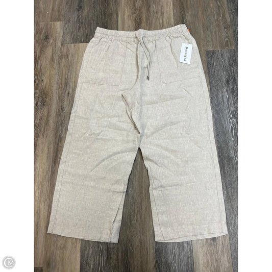 -Pants Linen By Athleta In Cream, Size: 1x