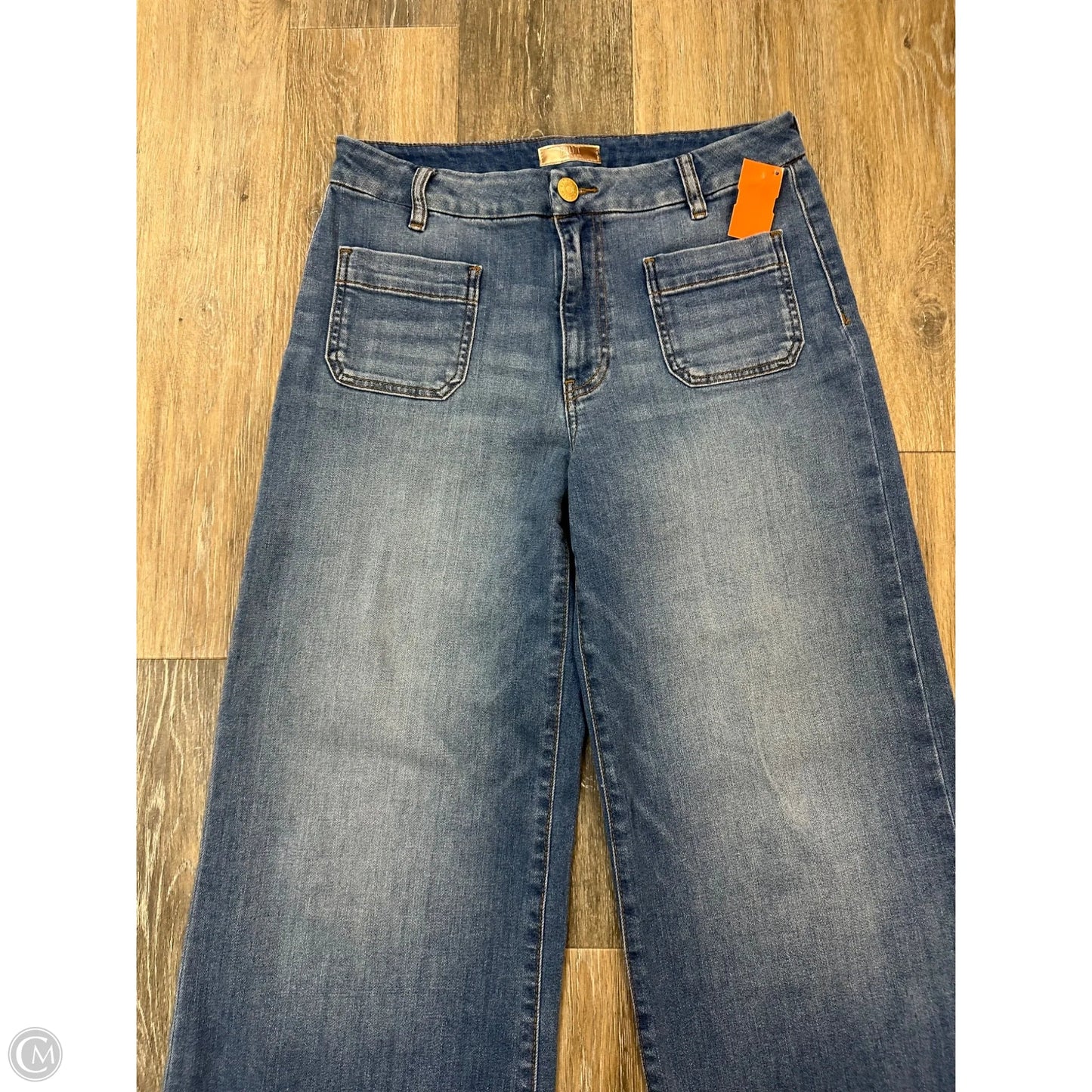 Jeans Wide Leg By Kut In Blue Denim, Size: 6