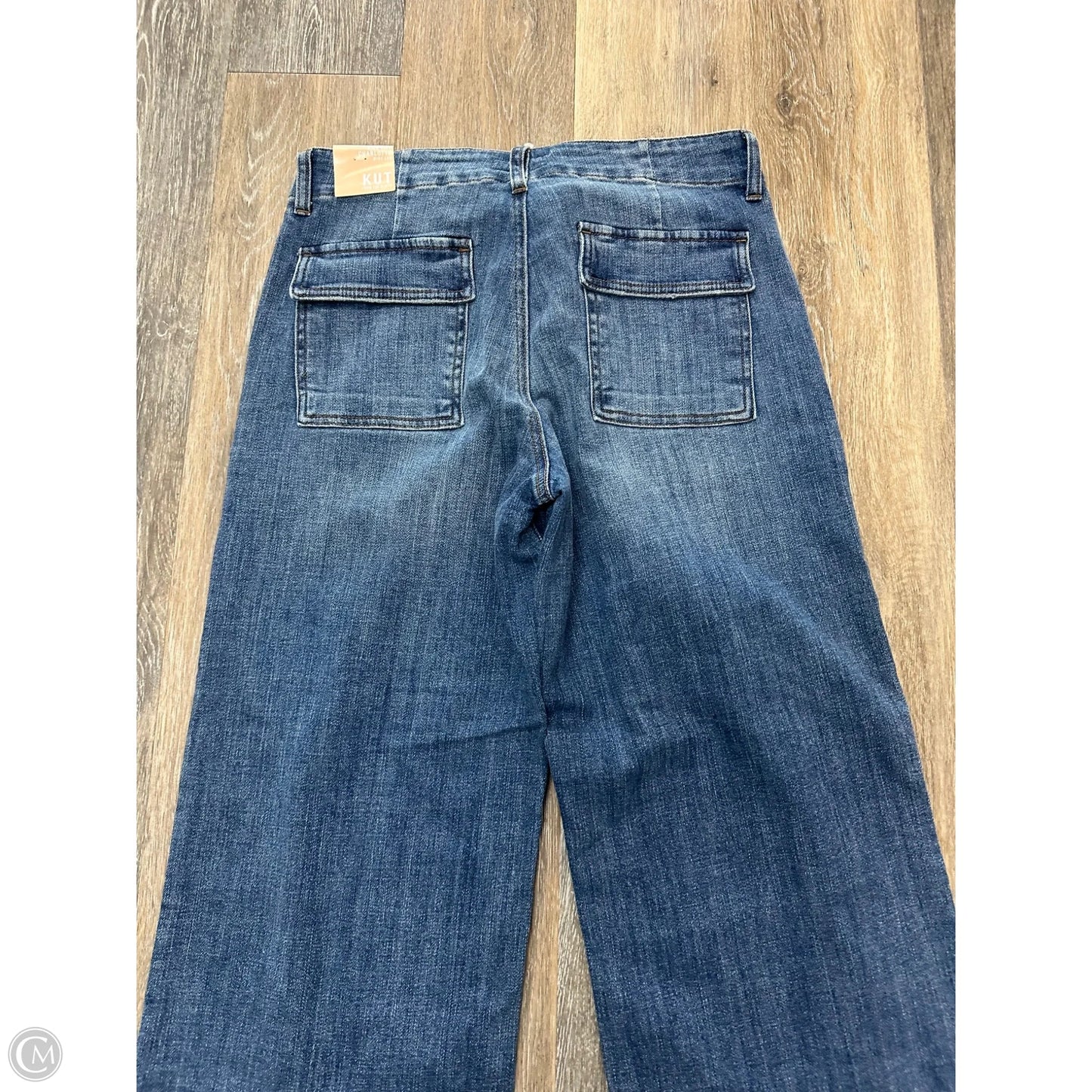 Jeans Wide Leg By Kut In Blue Denim, Size: 8