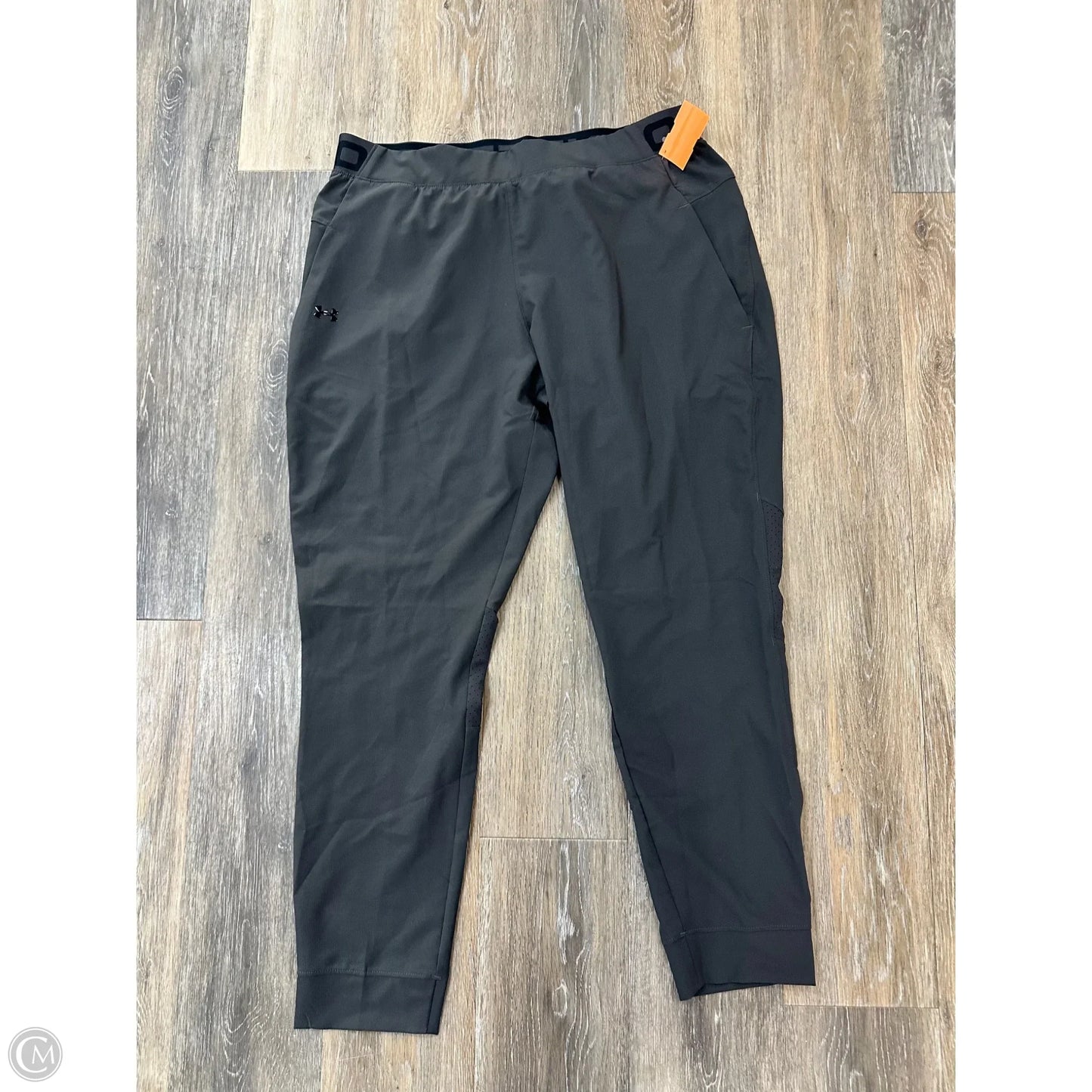 Athletic Pants By Under Armour In Grey, Size: L