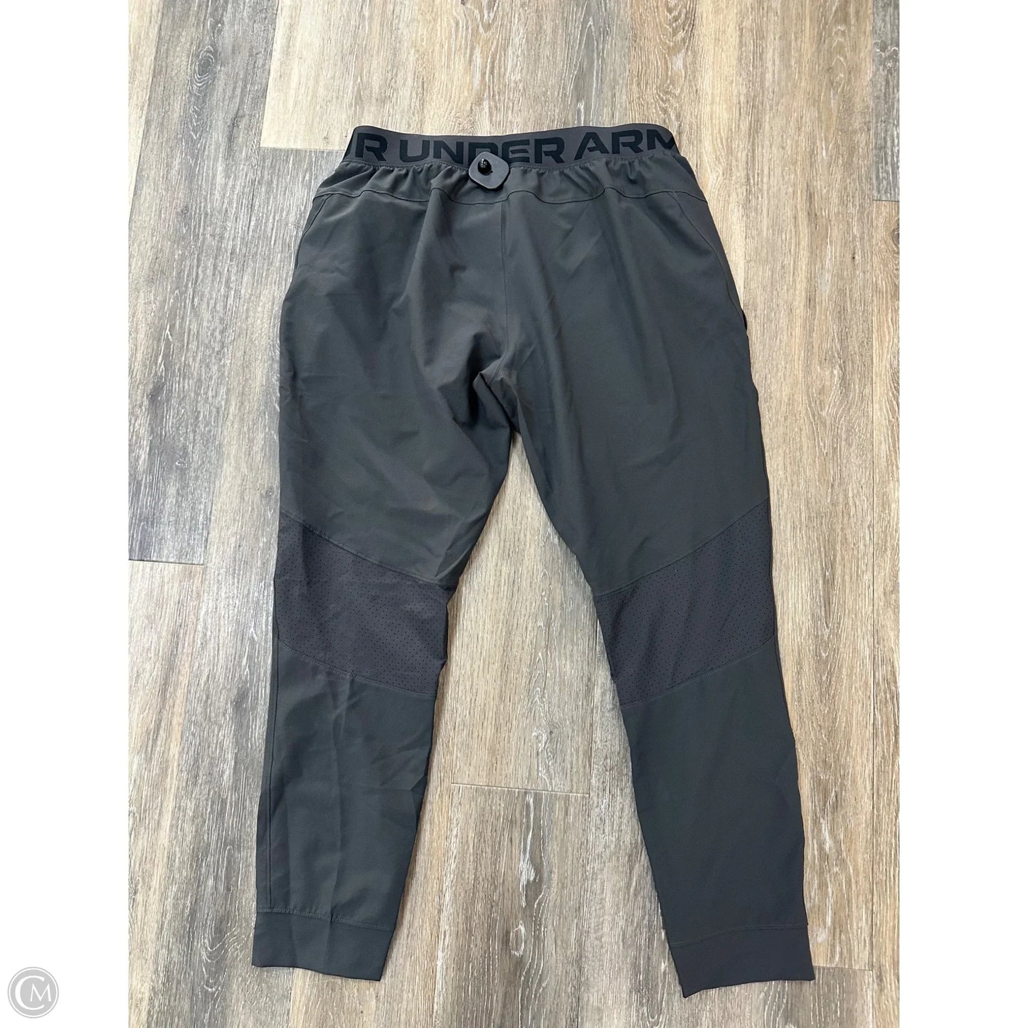 Athletic Pants By Under Armour In Grey, Size: L