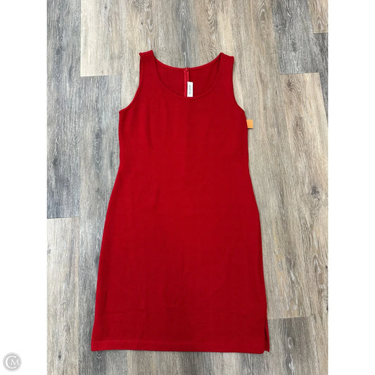 Dress Luxury Designer By St John Collection In Red, Size: 14