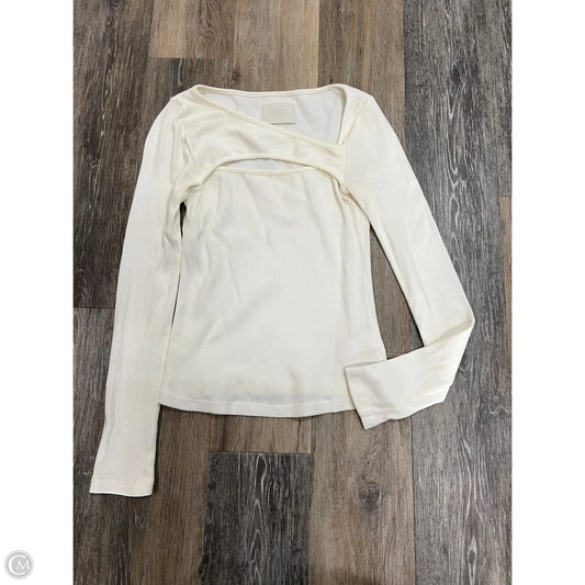 Top Long Sleeve By Citizens Of Humanity In Cream, Size: S