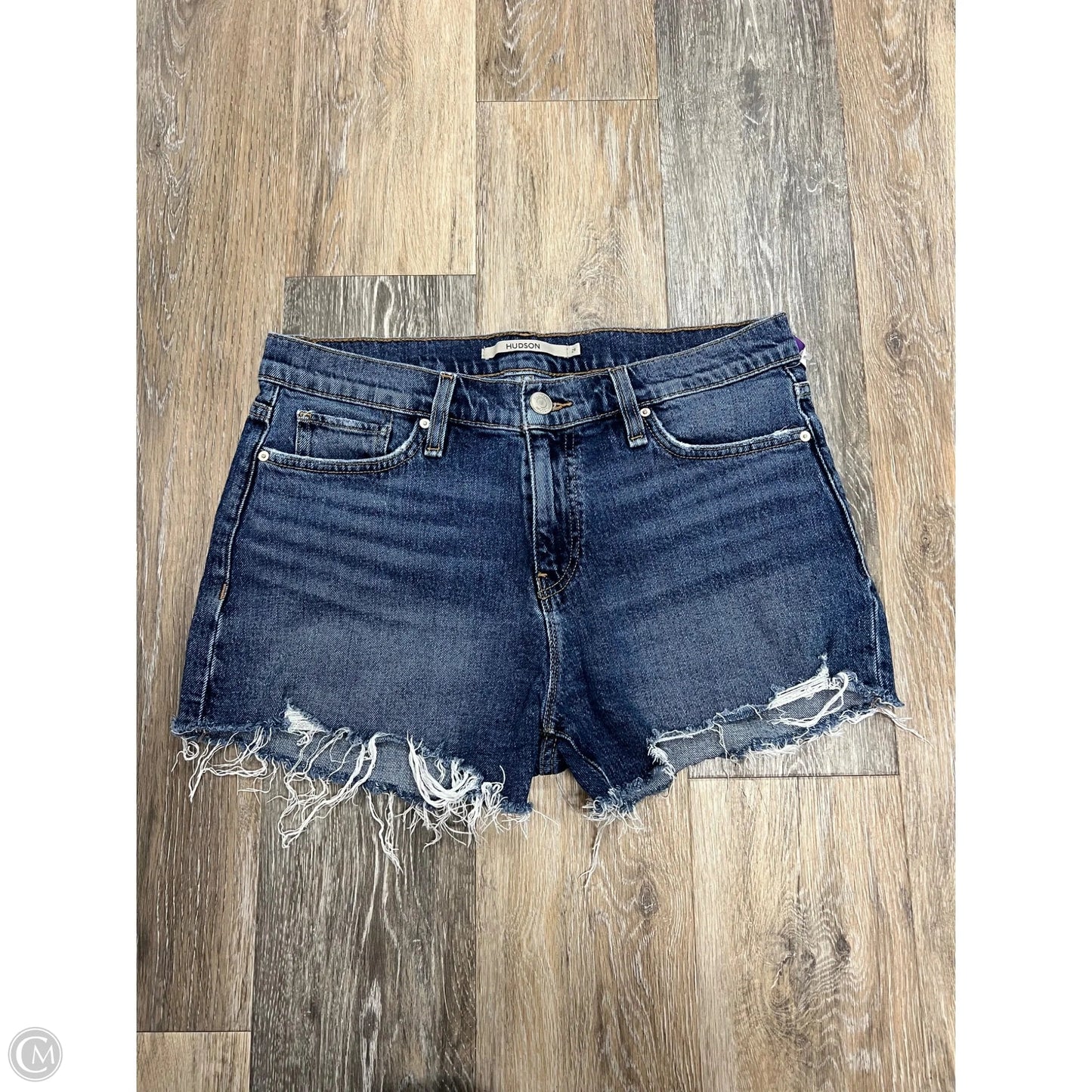 Shorts By Hudson In Blue Denim, Size: 8/29