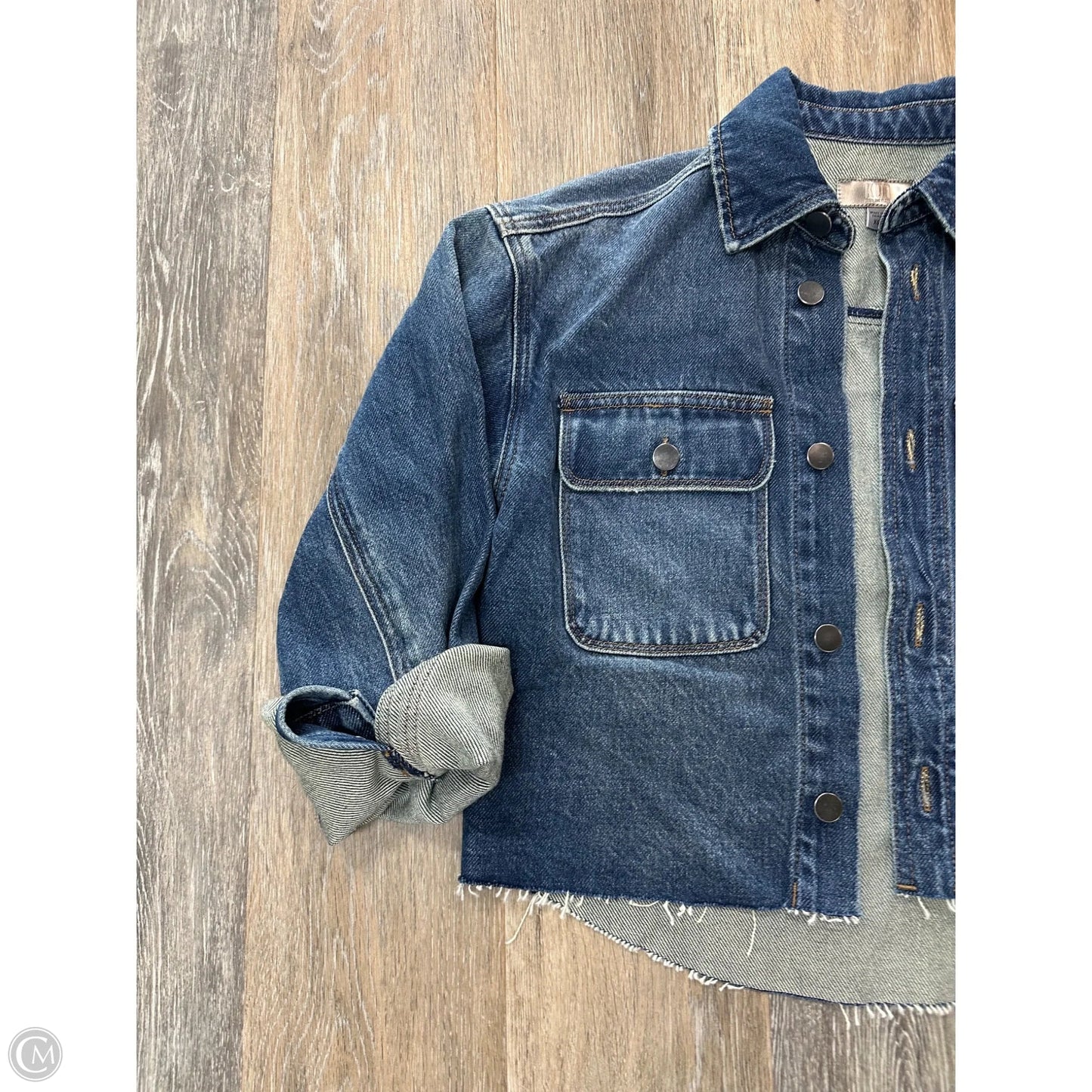 Jacket Denim By Kut In Blue Denim, Size: Xs