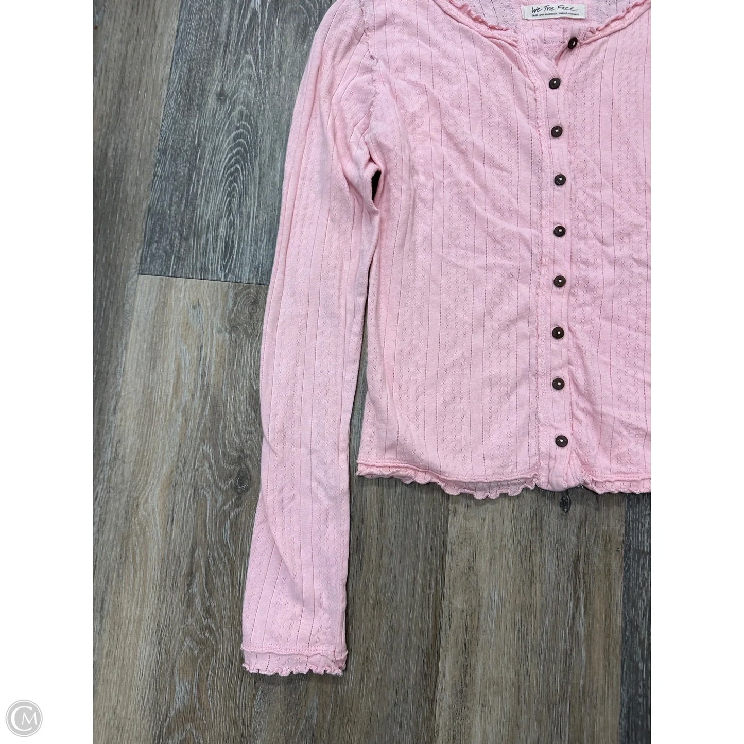 Top Long Sleeve By We The Free In Pink, Size: S