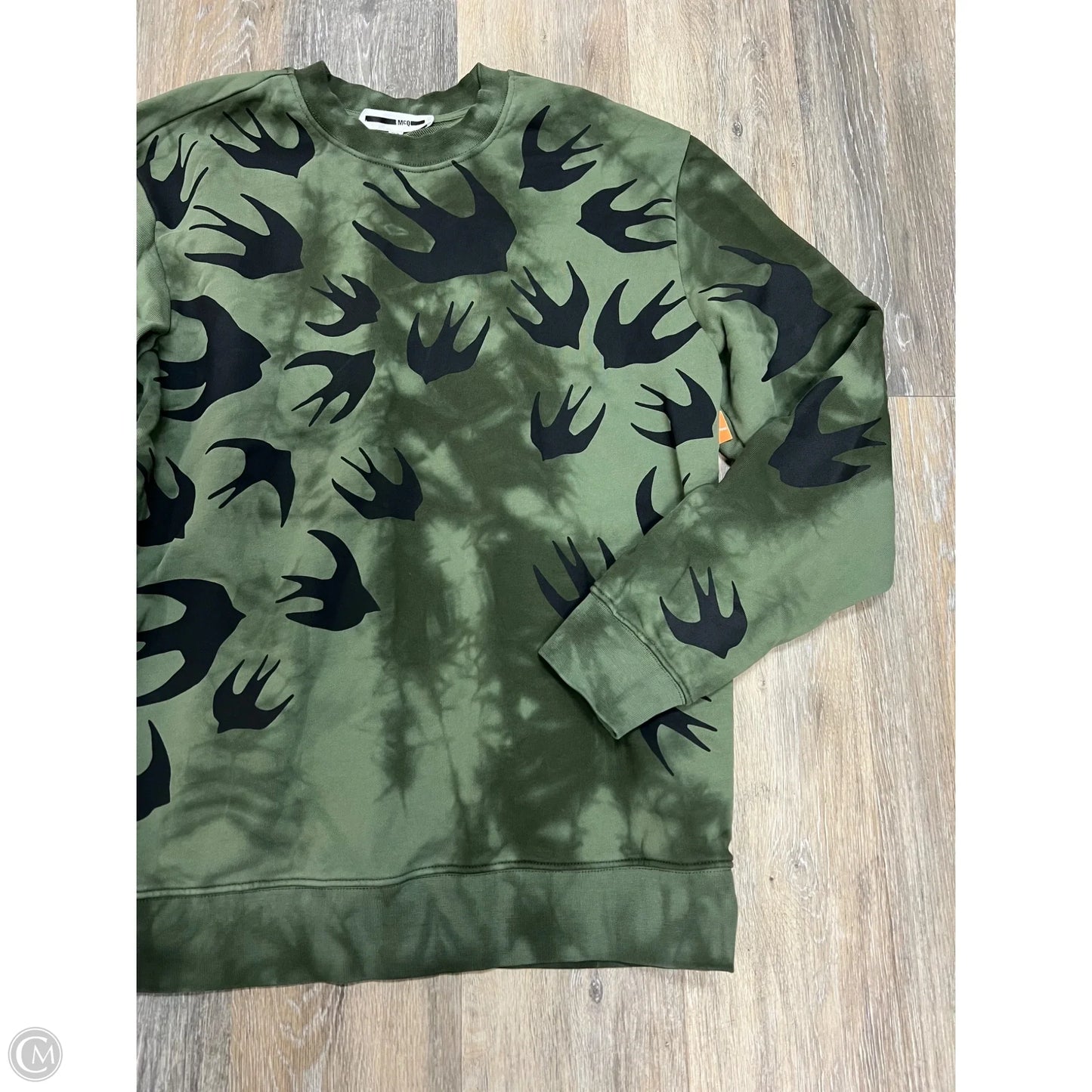 Sweatshirt Luxury Designer By Alexander Mcqueen In Green, Size: S