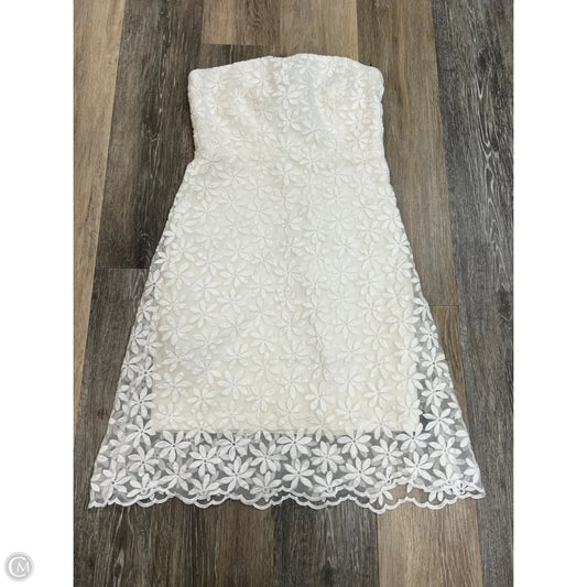 Dress Party Short By Badgley Mischka In White, Size: 2