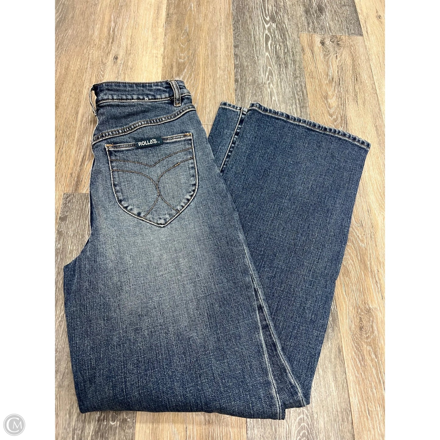 Jeans Straight By Rollas In Blue Denim, Size: 6/28