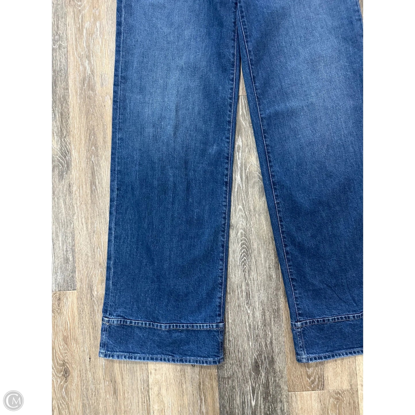 Jeans Wide Leg By Paige In Blue Denim, Size: 12
