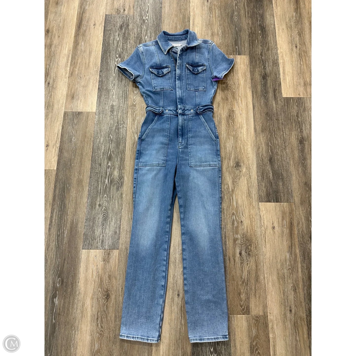Jumpsuit By Good American In Blue Denim, Size: S