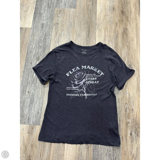 Top Short Sleeve By Pilcro In Grey, Size: Xxs
