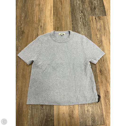 Top Short Sleeve By Madewell In Blue, Size: M