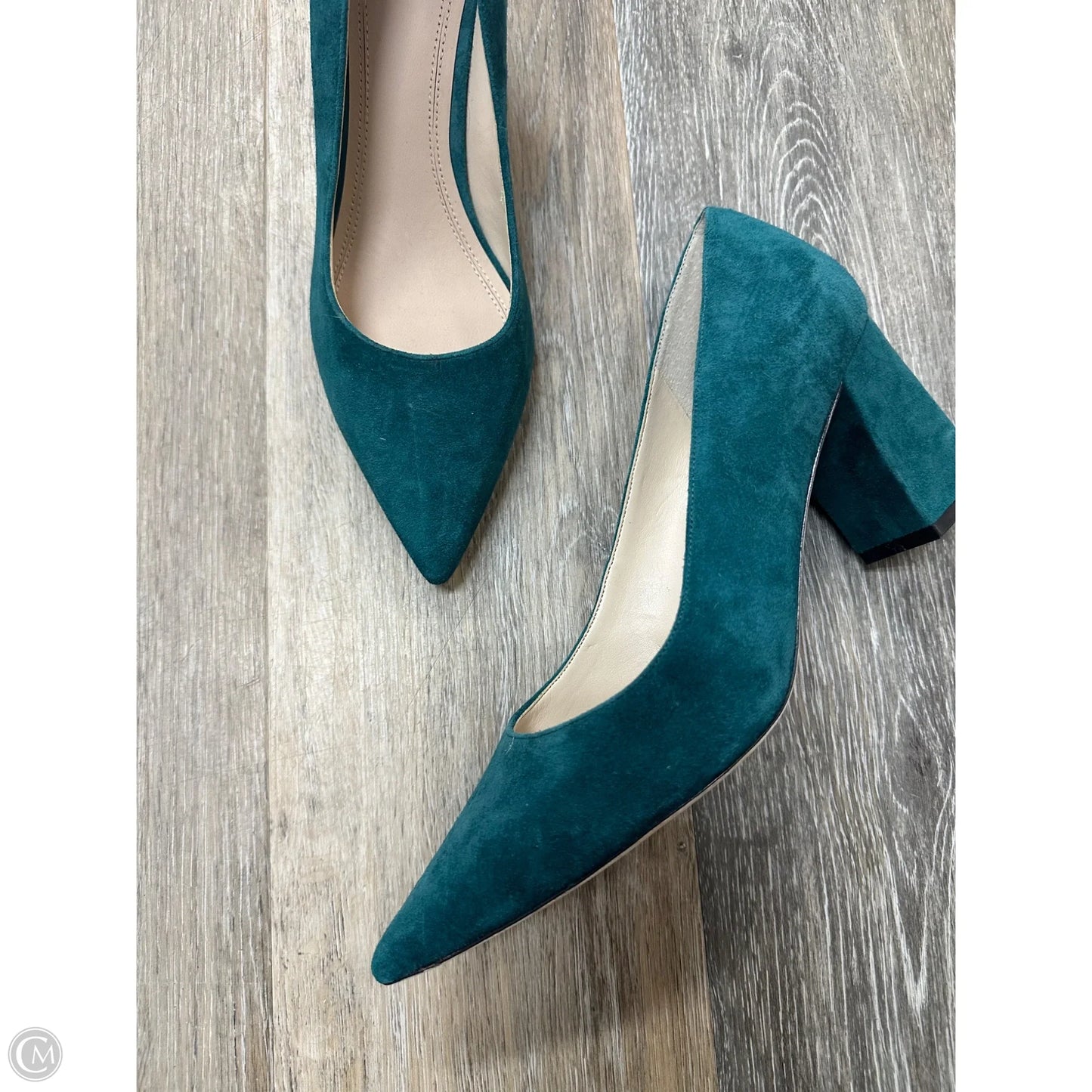 Shoes Heels Block By Marc Fisher In Green, Size: 9.5