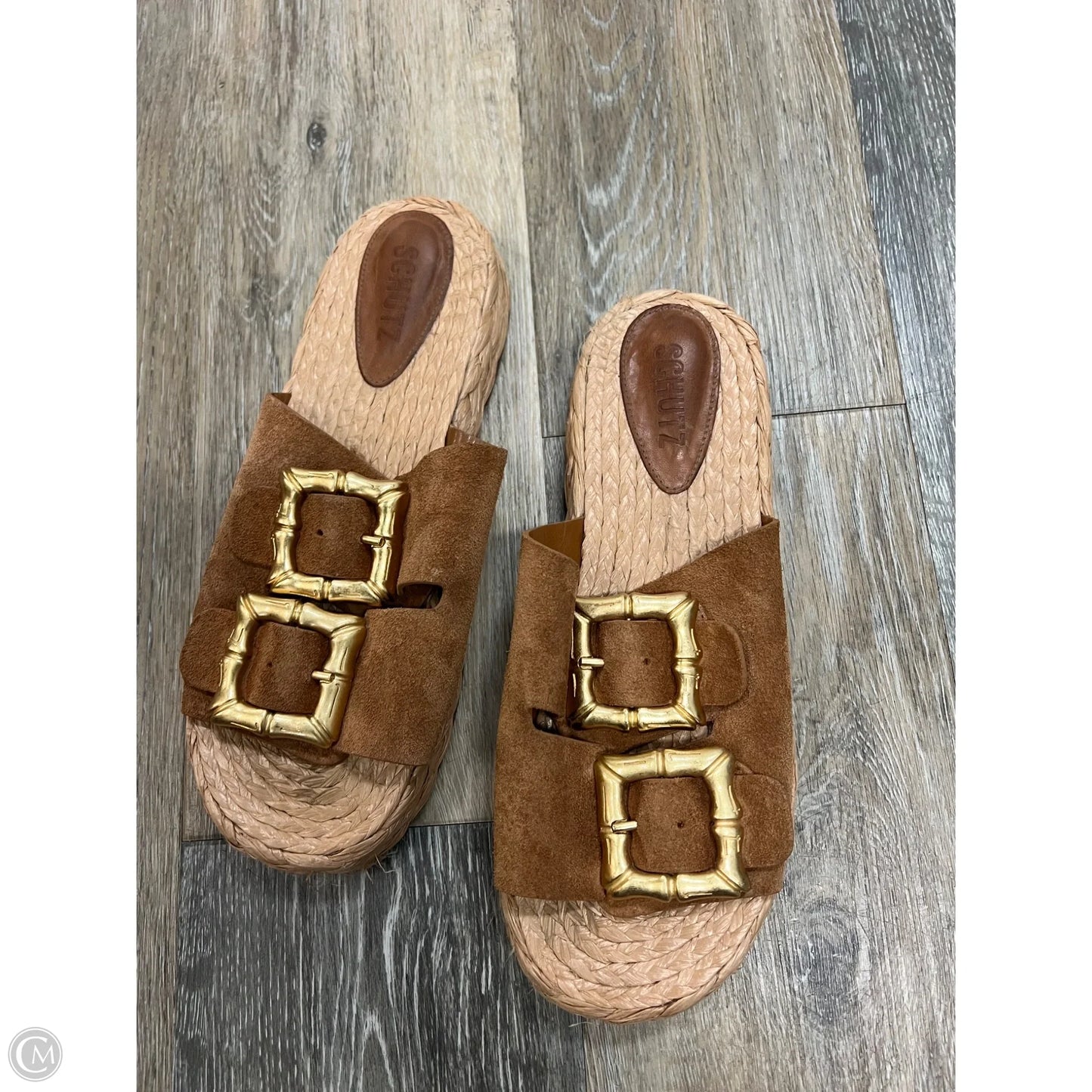 Sandals Flats By Schutz In Tan, Size: 9