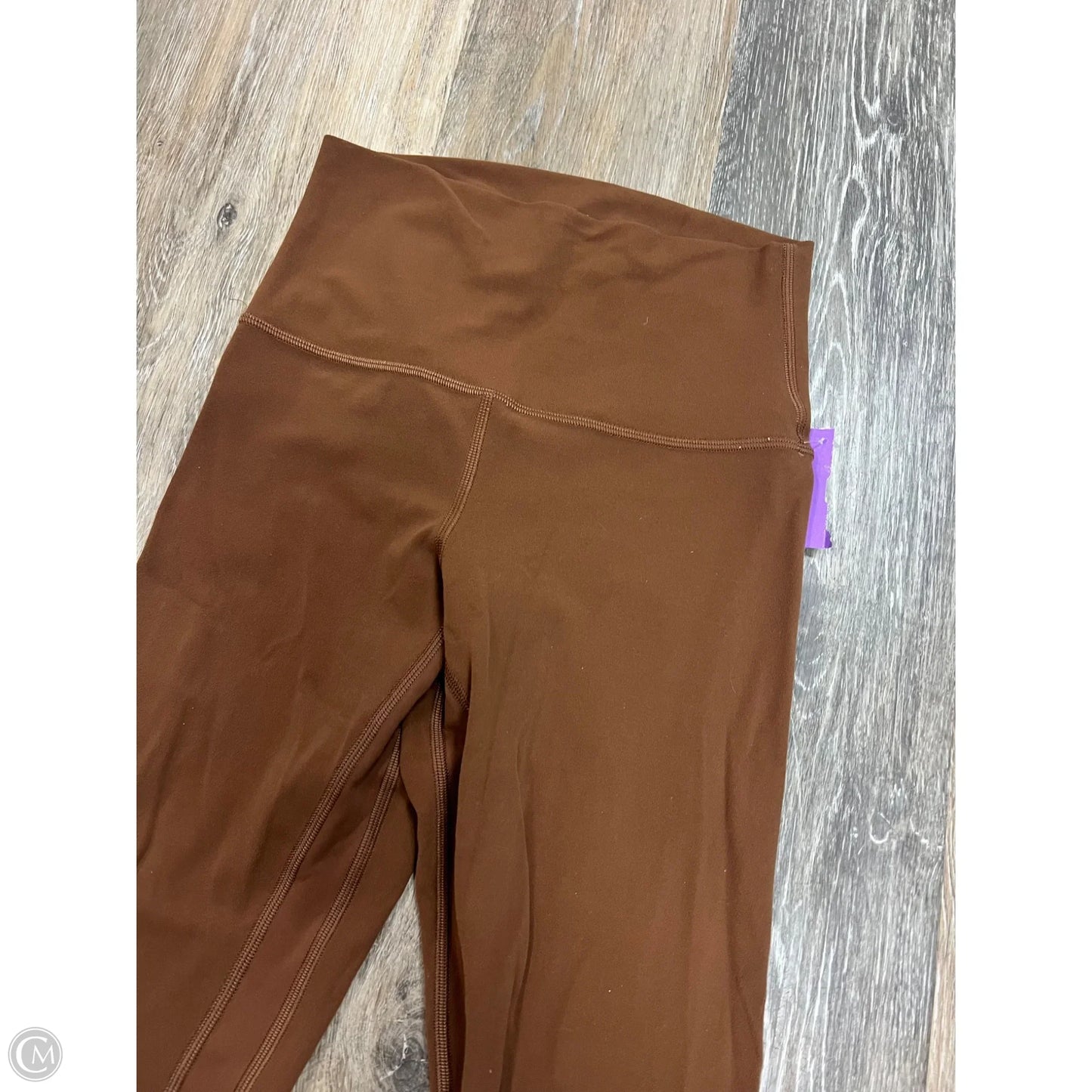 Athletic Leggings By Lululemon In Brown, Size: 4