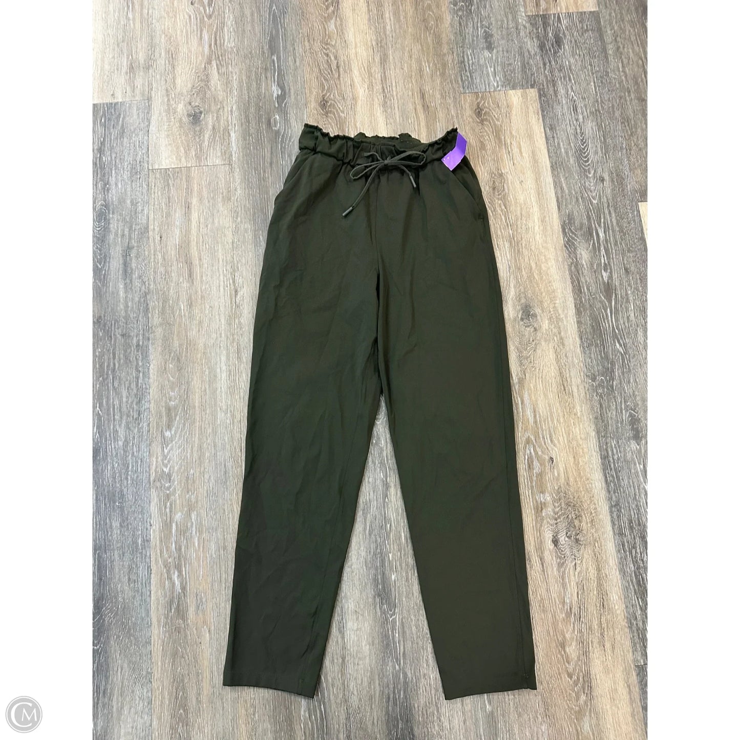 Athletic Pants By Lululemon In Green, Size: 4