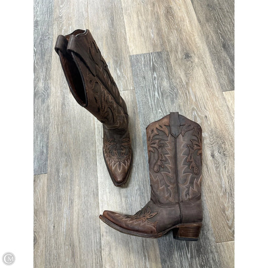 Boots Western By Corral In Brown, Size: 7