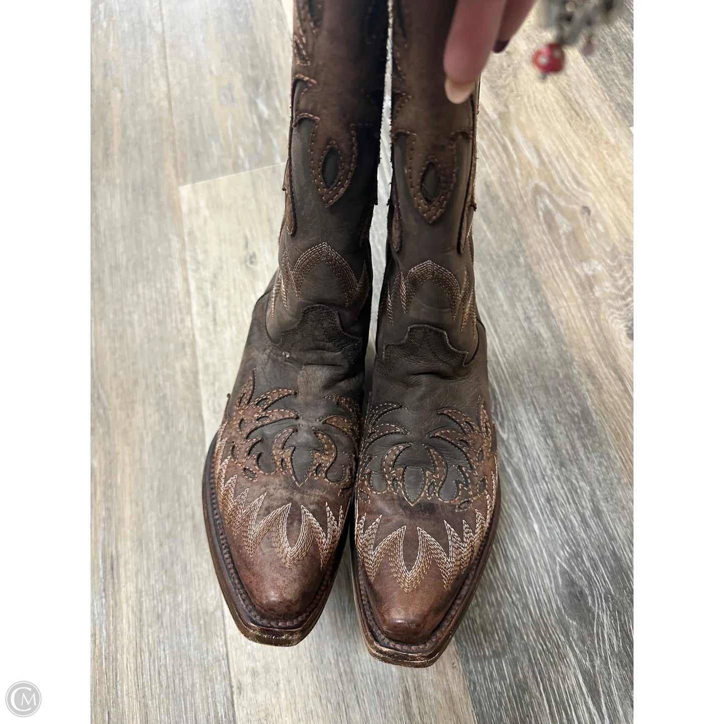 Boots Western By Corral In Brown, Size: 7