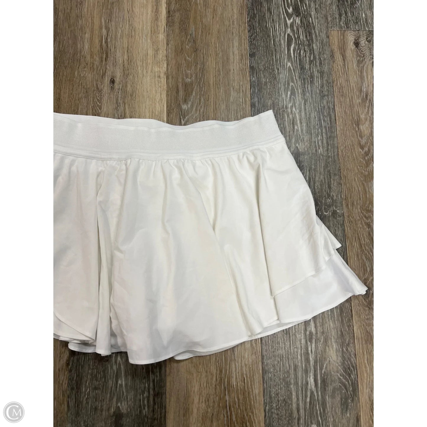 Athletic Skort By Lululemon In White, Size: 14