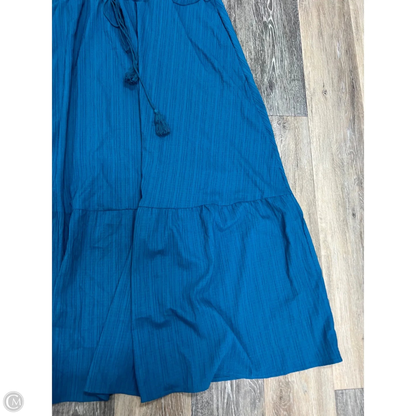 Dress Casual Maxi By Bloomchic In Blue, Size: 2x