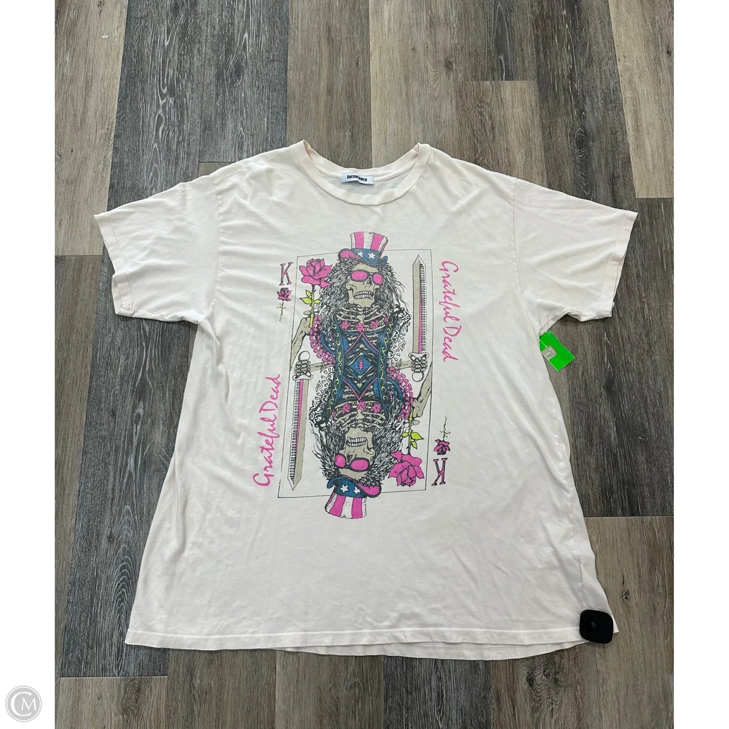 Top Short Sleeve By Daydreamer In Cream, Size: L