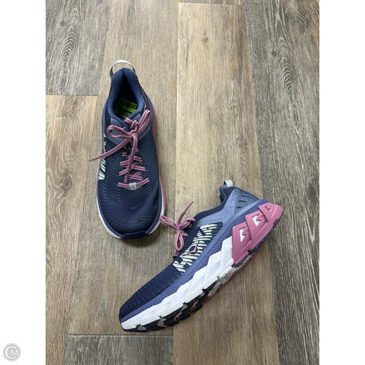 Shoes Athletic By Hoka In Blue, Size: 8
