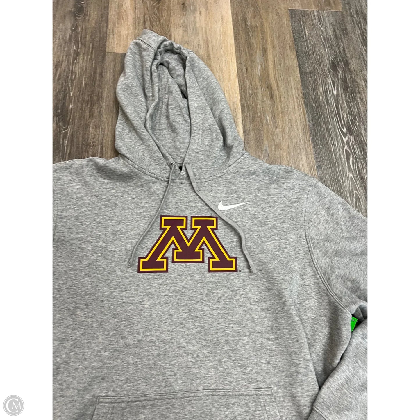 Athletic Sweatshirt Hoodie By Nike Apparel In Grey, Size: Xxl