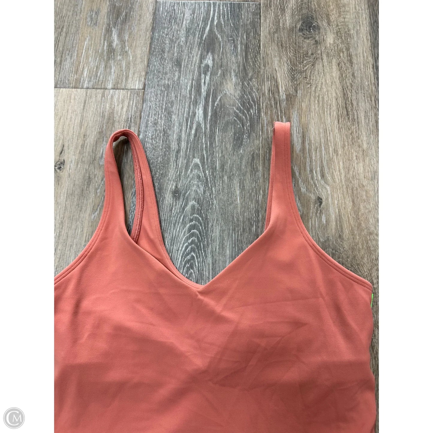 Athletic Tank Top By Lululemon In Orange, Size: 6