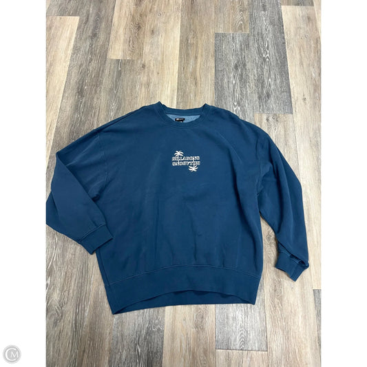 Sweatshirt Crewneck By Billabong In Blue, Size: Xl