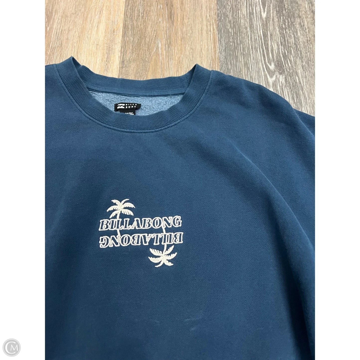 Sweatshirt Crewneck By Billabong In Blue, Size: Xl
