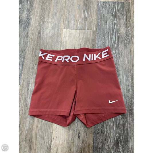 Athletic Shorts By Nike Apparel In Red, Size: S