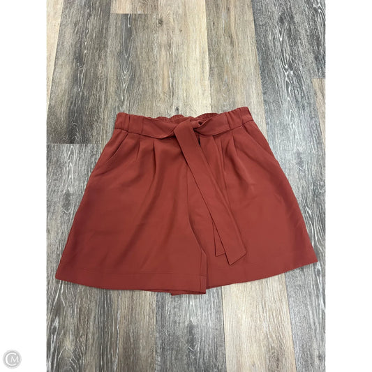 Athletic Shorts By Lululemon In Orange, Size: 10