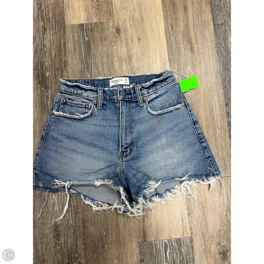 Shorts By Abercrombie And Fitch In Blue Denim, Size: 2