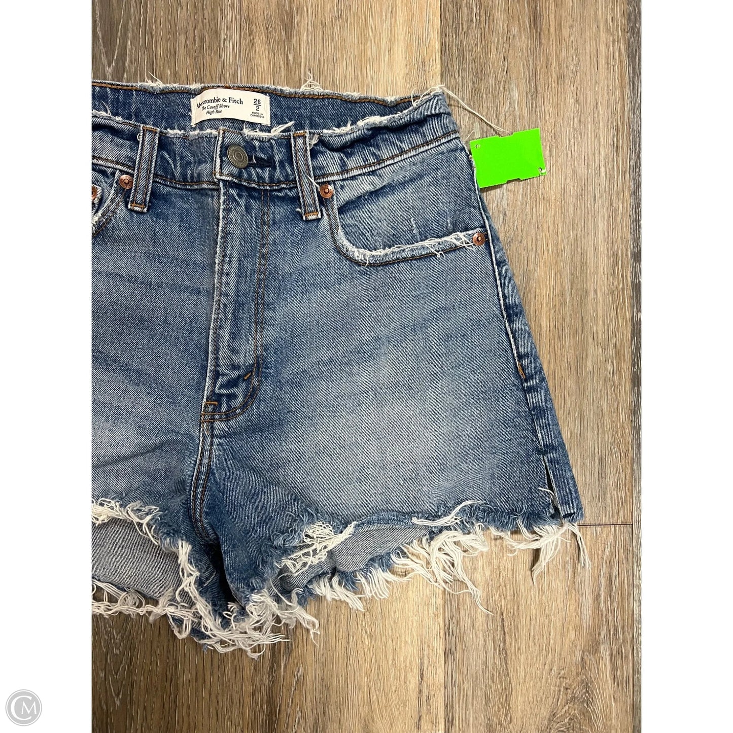 Shorts By Abercrombie And Fitch In Blue Denim, Size: 2