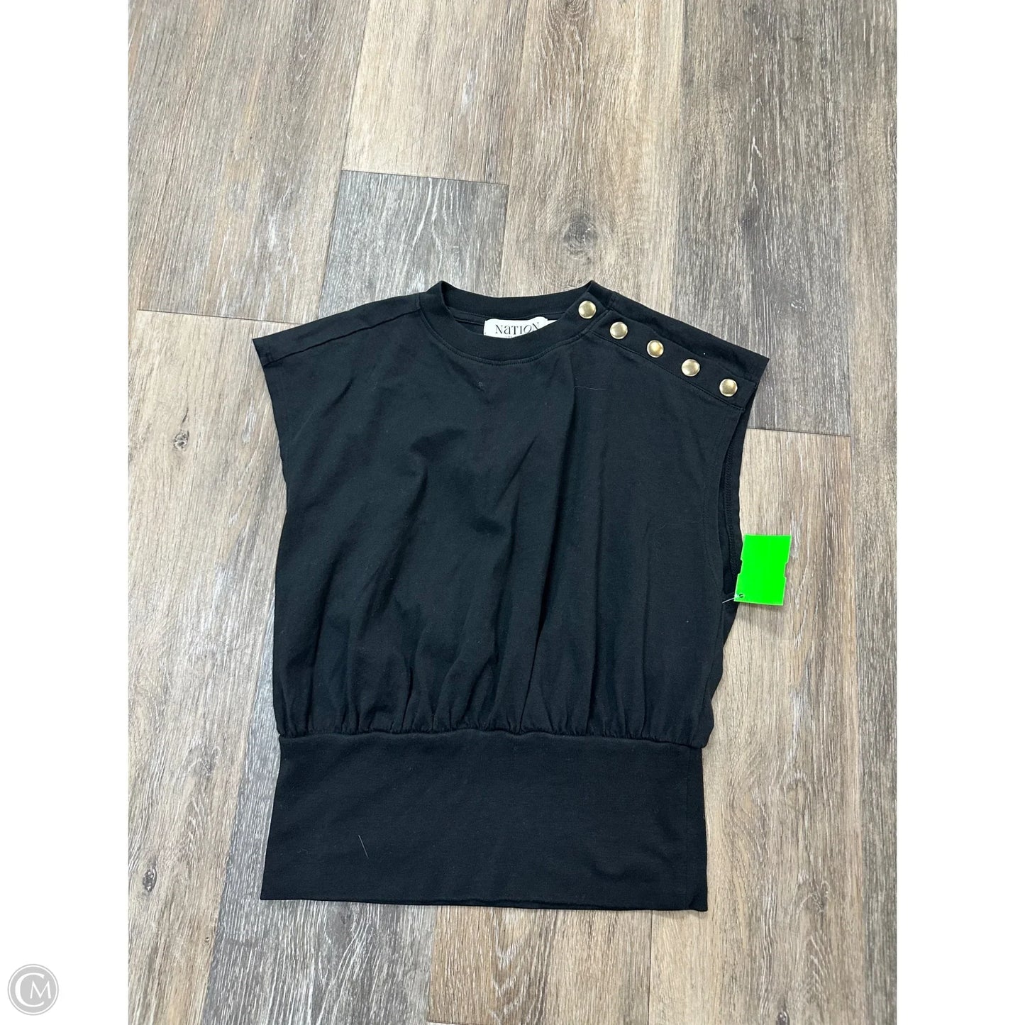 Top Sleeveless By Nation In Black, Size: Xs
