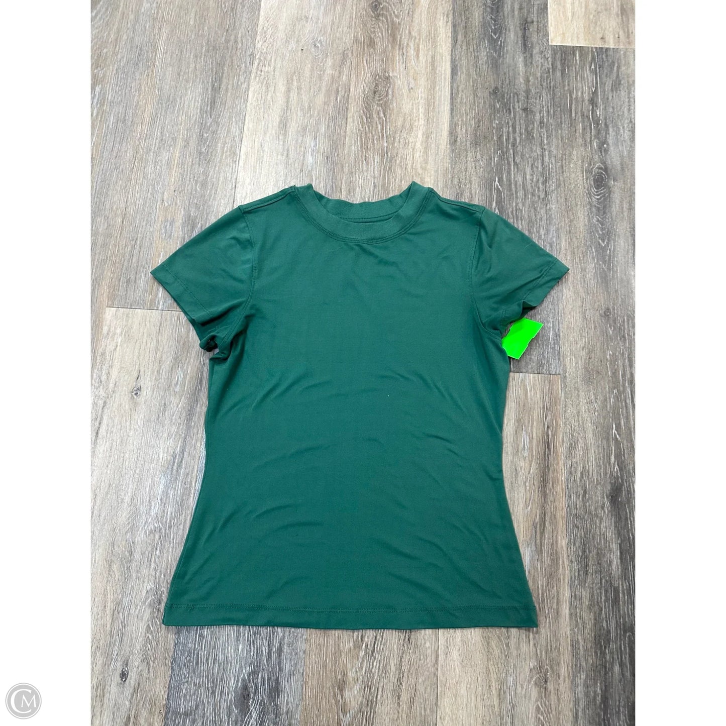 Athletic Top Short Sleeve By 7Diamonds In Green, Size: S