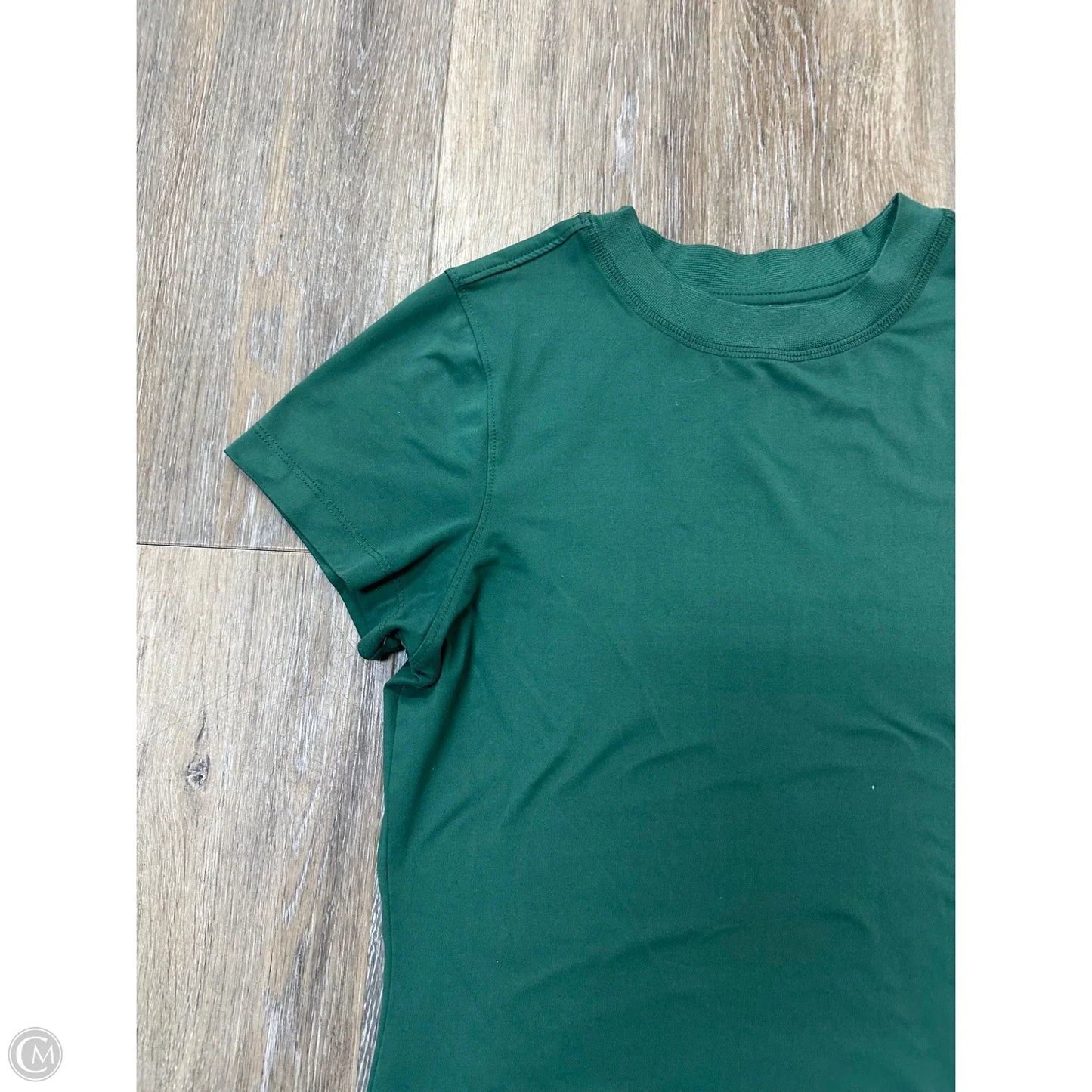 Athletic Top Short Sleeve By 7Diamonds In Green, Size: S