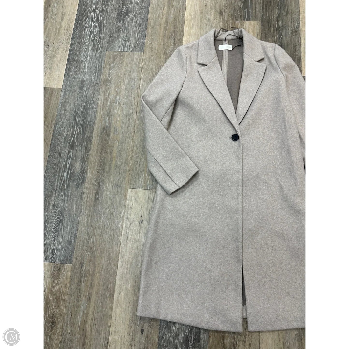 Coat Trench Coat By Zara In Beige, Size: S