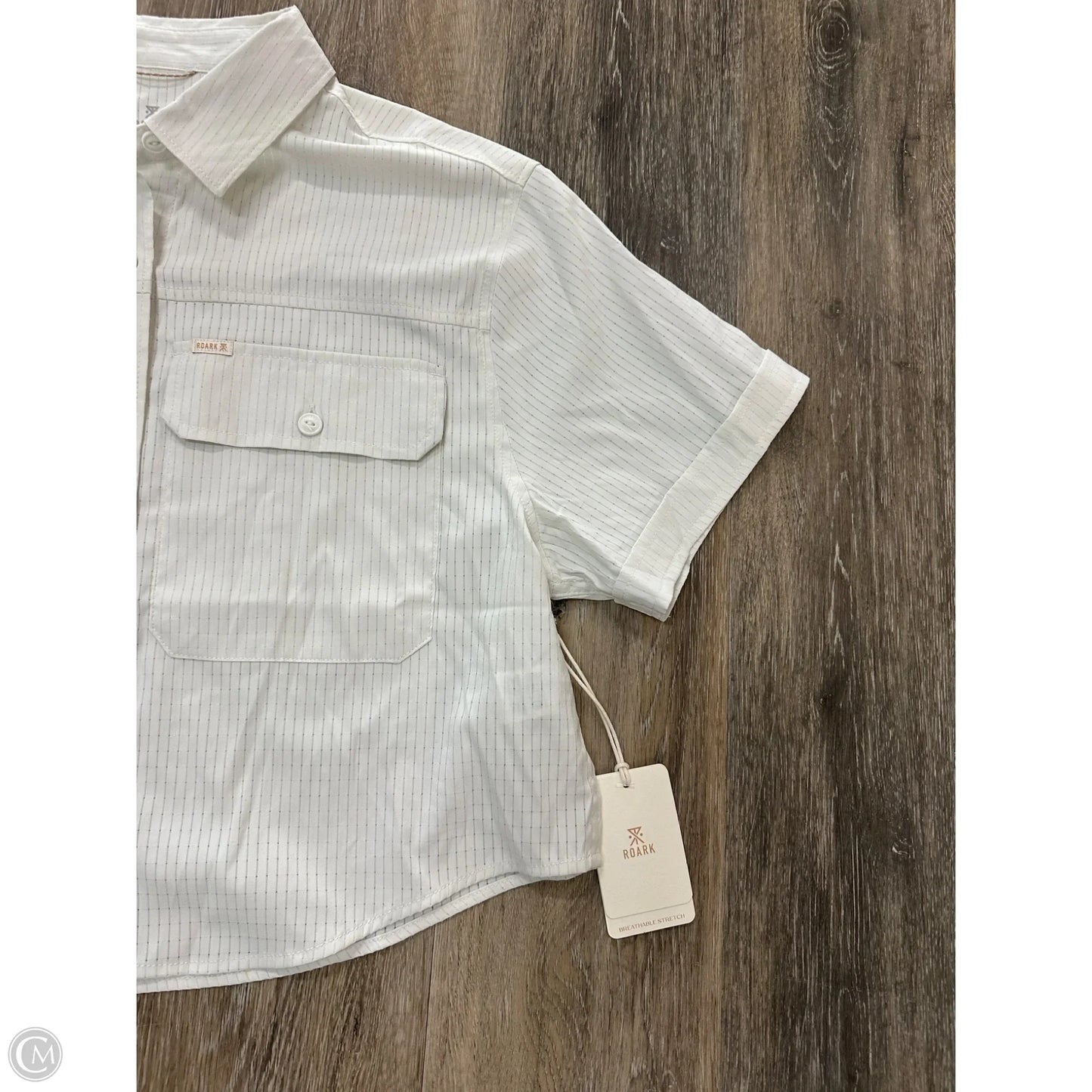 Athletic Top Short Sleeve By Roark In White, Size: Xs