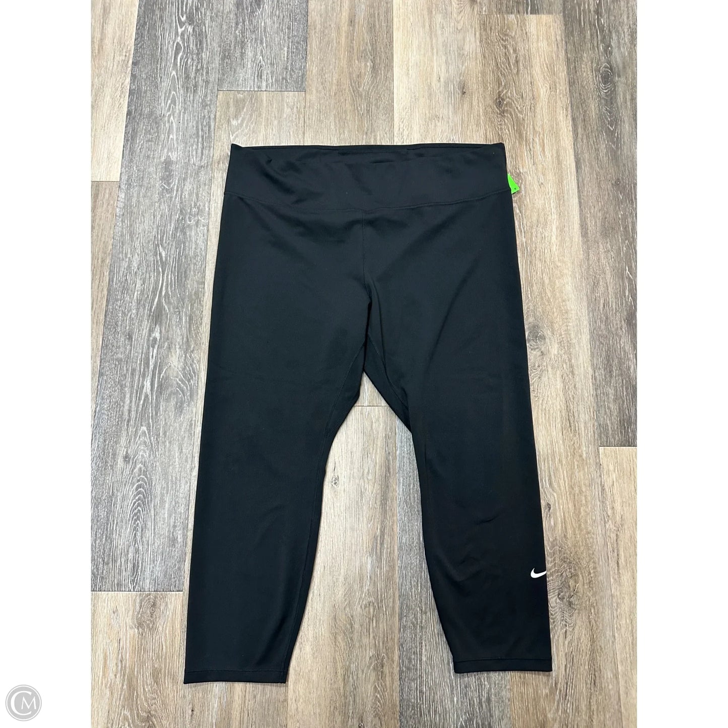 Athletic Leggings By Nike Apparel In Black, Size: 2x