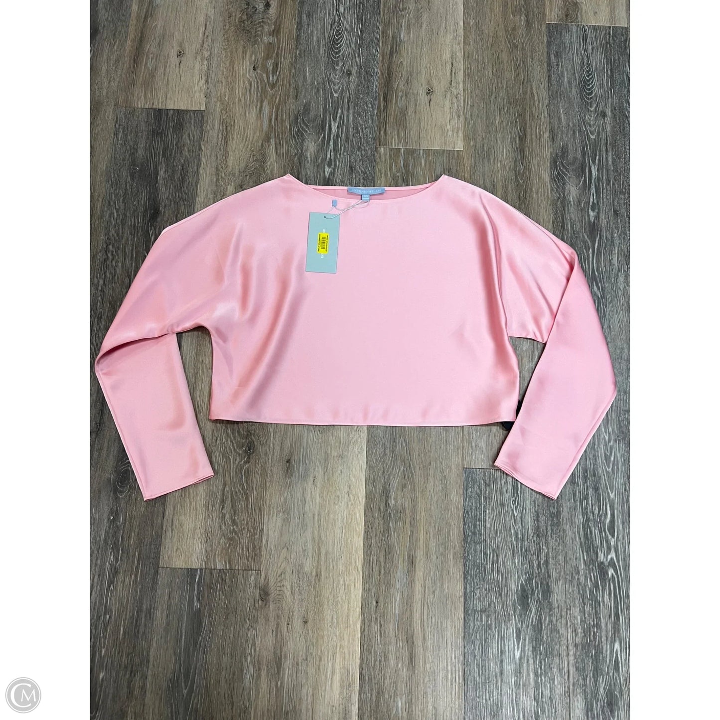 Blouse Long Sleeve By Antonio Melani In Pink, Size: Xs
