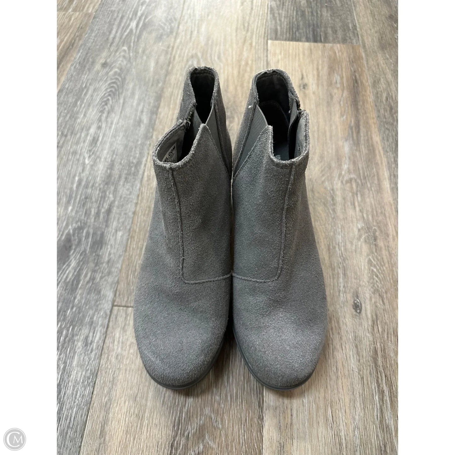 Boots Ankle Heels By Sorel In Grey, Size: 7.5