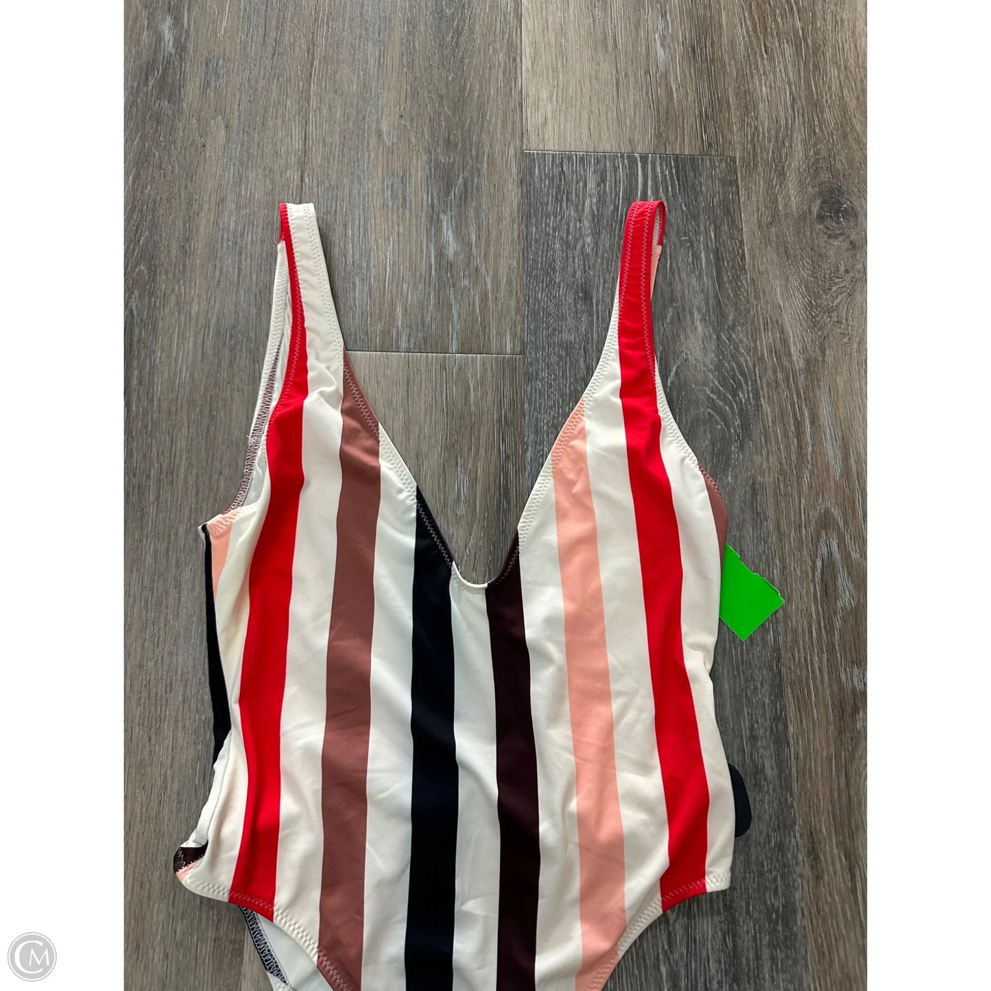 Swimsuit By Solid & Striped In Striped Pattern, Size: Xs