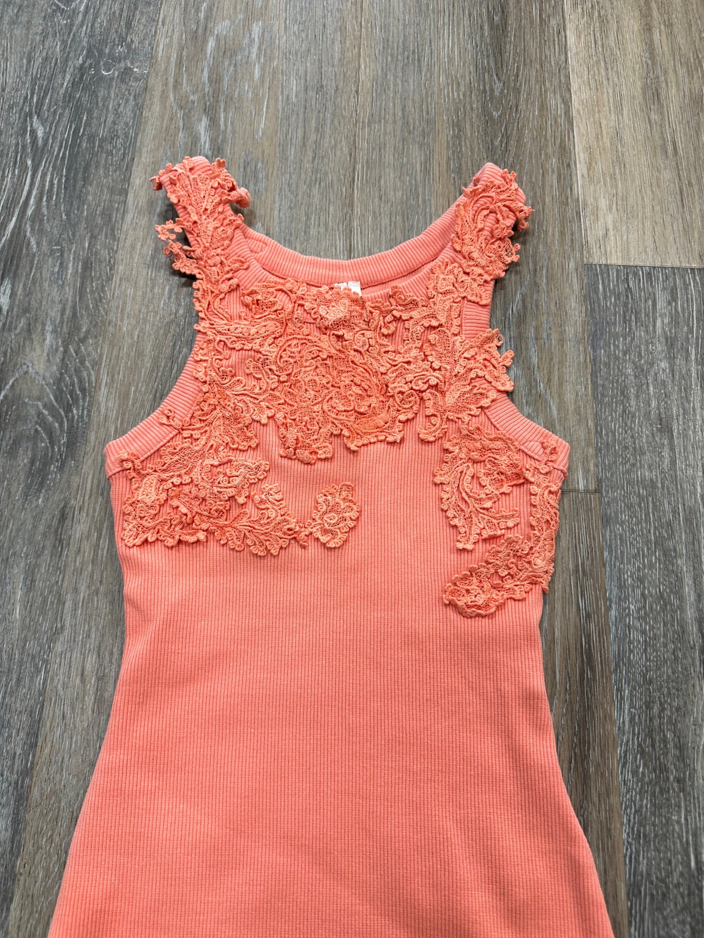 Orange Tank Top Anthropologie, Size Xs