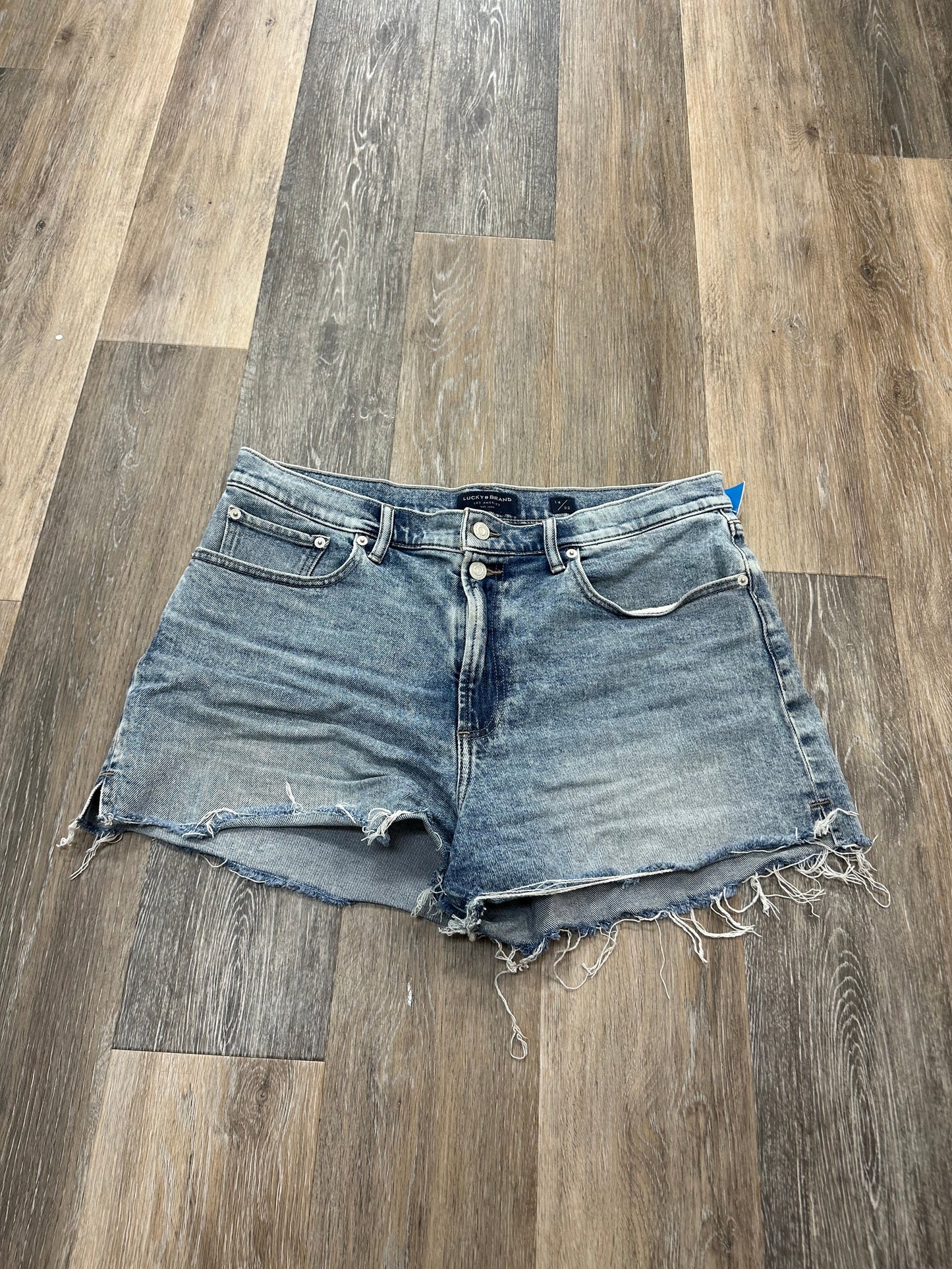 Blue Denim Shorts Lucky Brand, Size 14