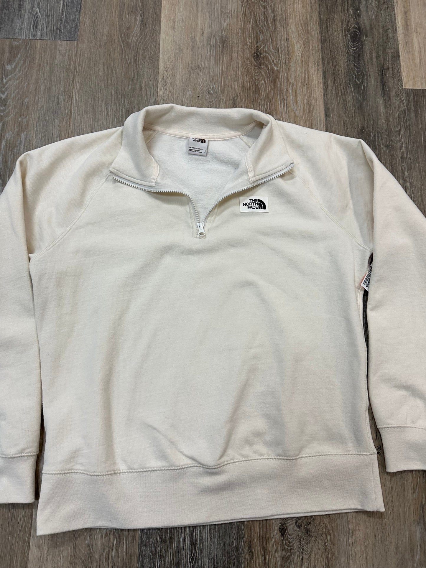 Athletic Sweatshirt Collar By The North Face In Cream, Size: L