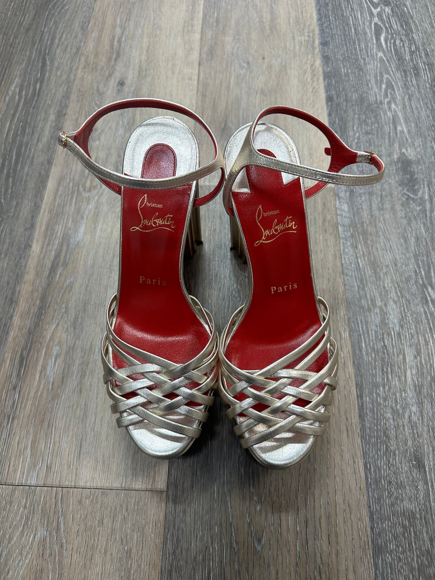 Shoes Luxury Designer By Christian Louboutin  Size: 8.5