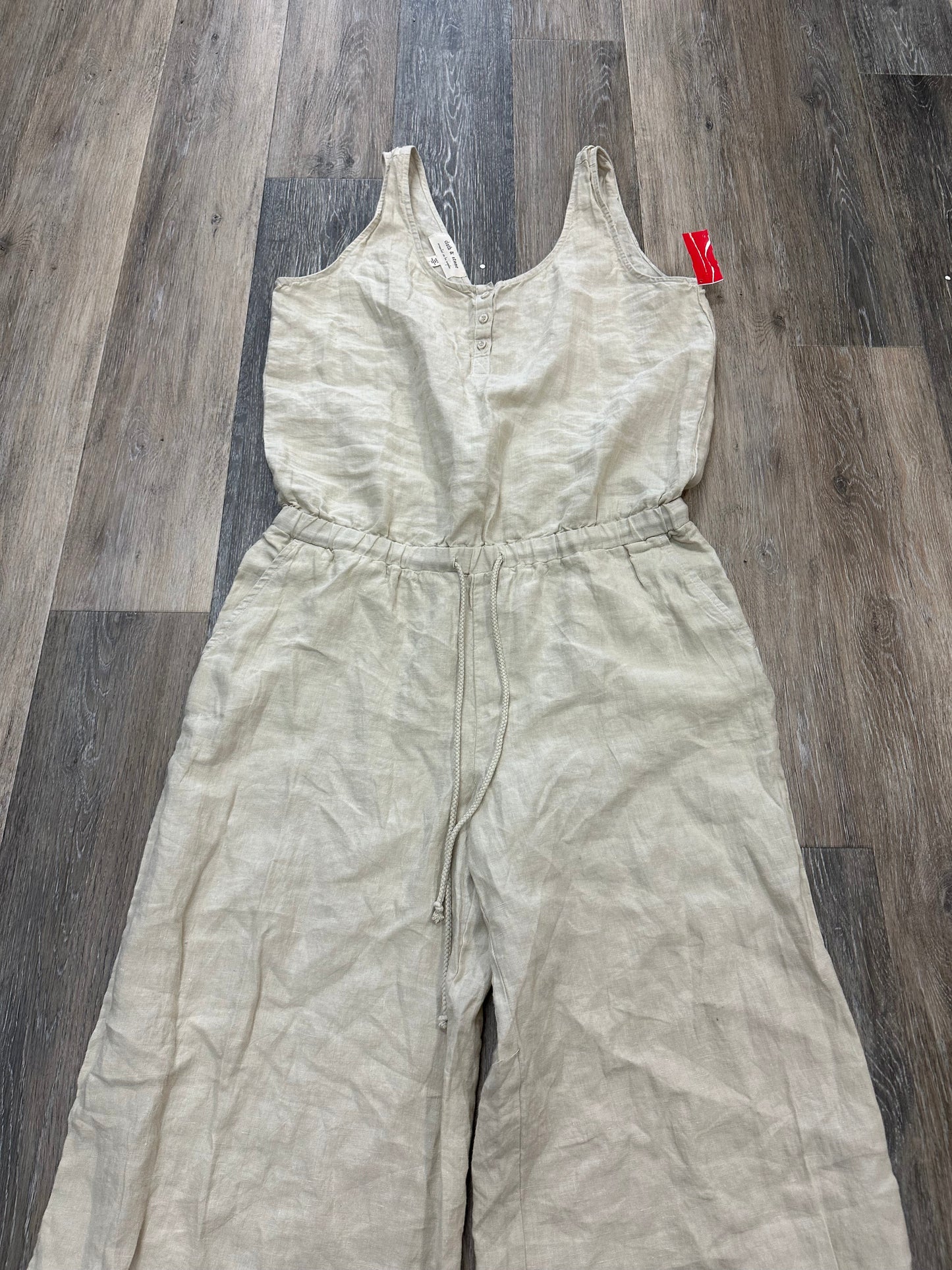 Cream Jumpsuit Cloth & Stone, Size L