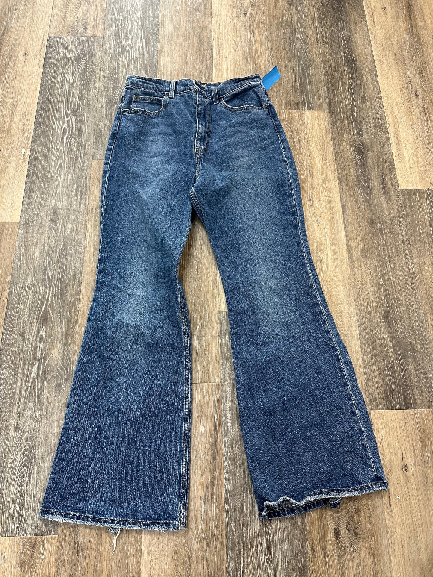 Blue Denim Jeans Flared Levis, Size 6/28